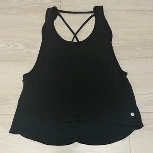 Zella Women's Black Strappy Tank Top